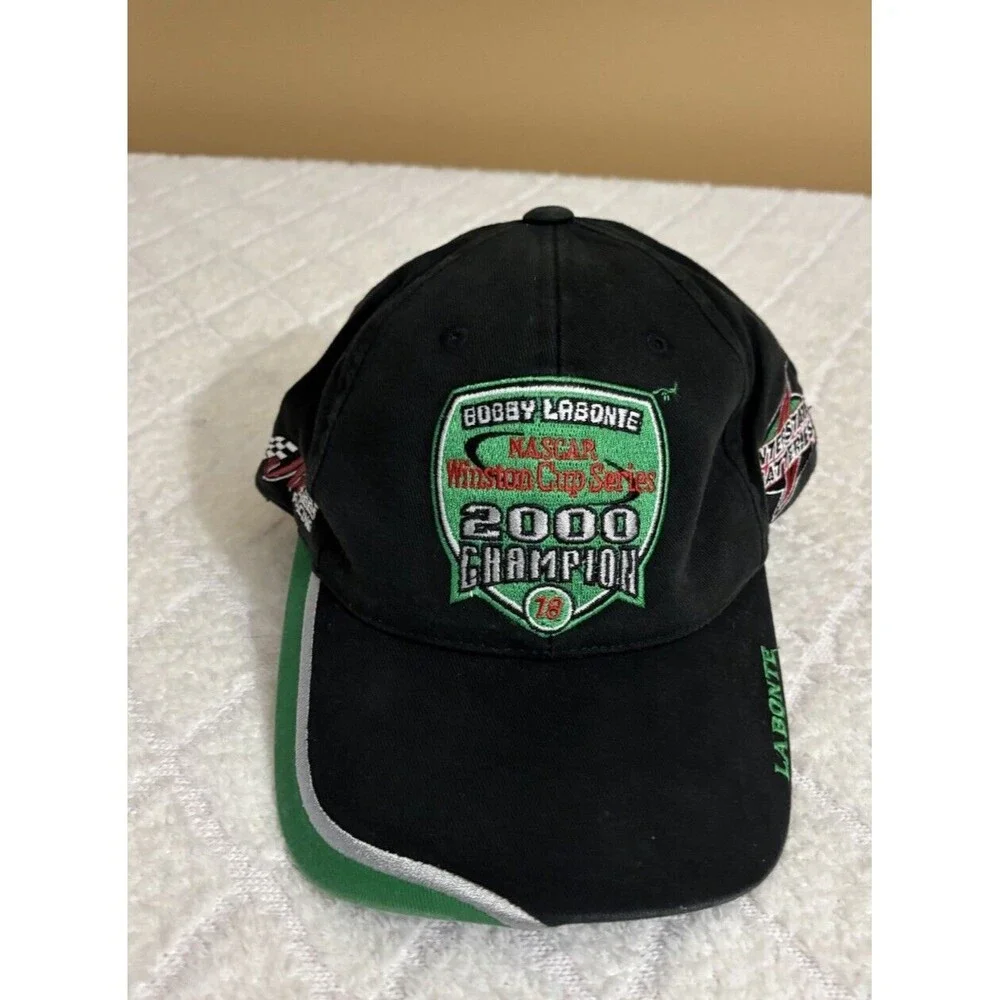 Vintage Bobby Labonte 2000 Winston Cup Series Champion NASCAR #18 Adjustable Hat